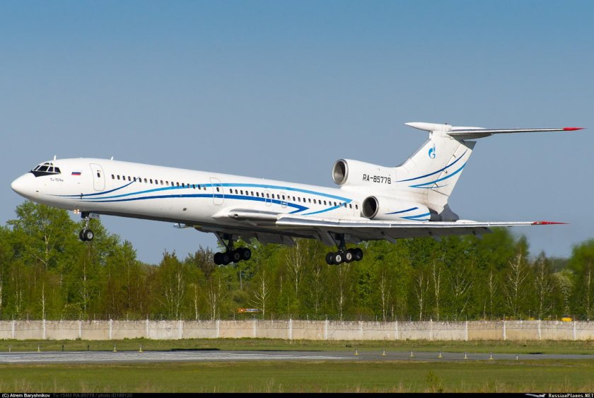 Ту-154м Газпромавиа