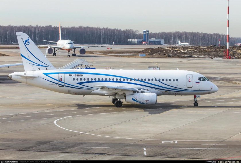 SSJ 100 Газпромавиа