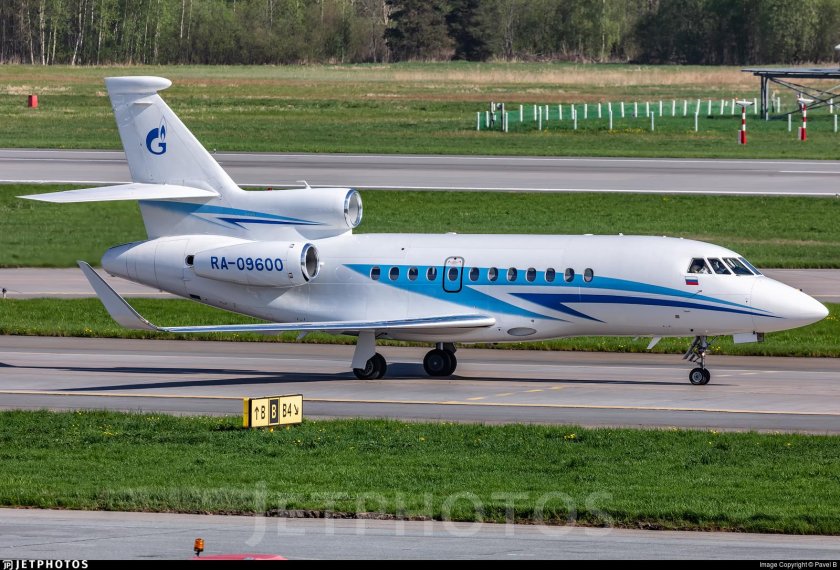 Фалкон 900 самолёт Газпромавиа