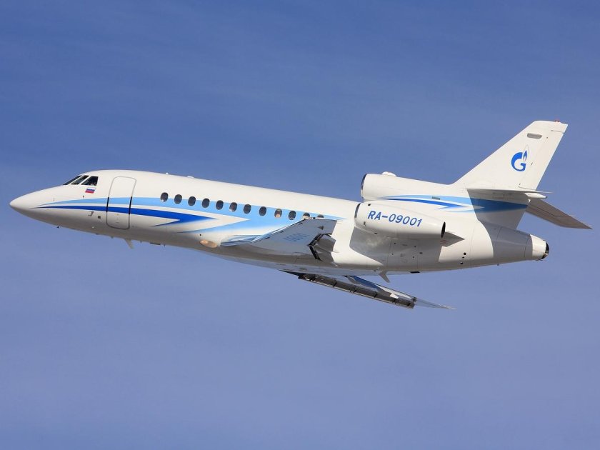 Falcon 900 газпромавиа