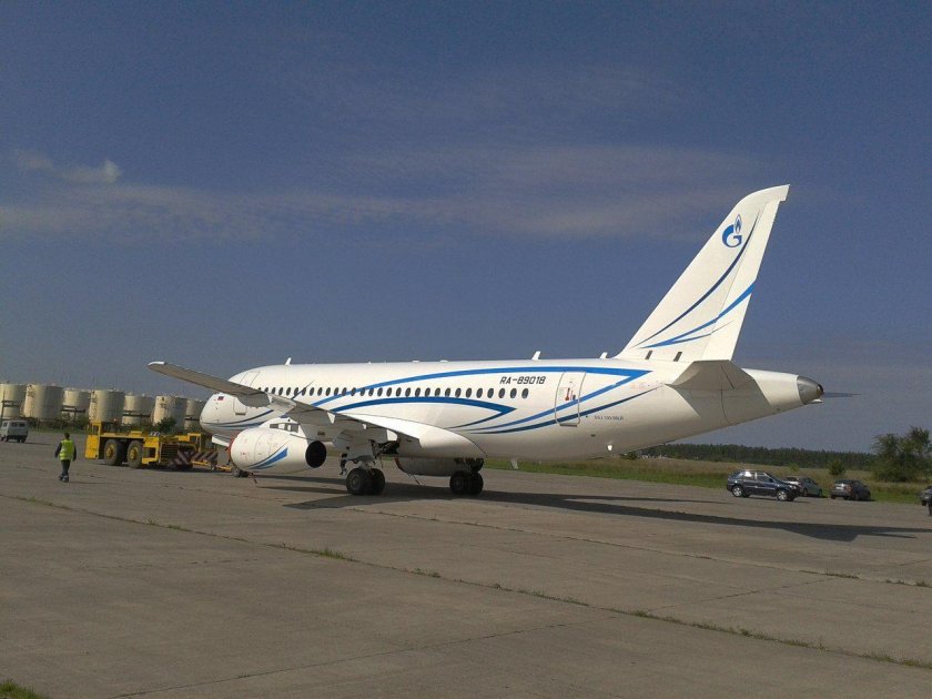Суперджет Газпром авиа
