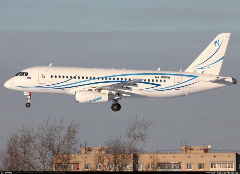 SSJ 100 Газпромавиа