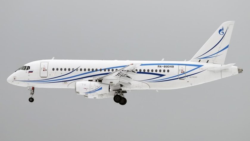 Ssj 100 газпромавиа
