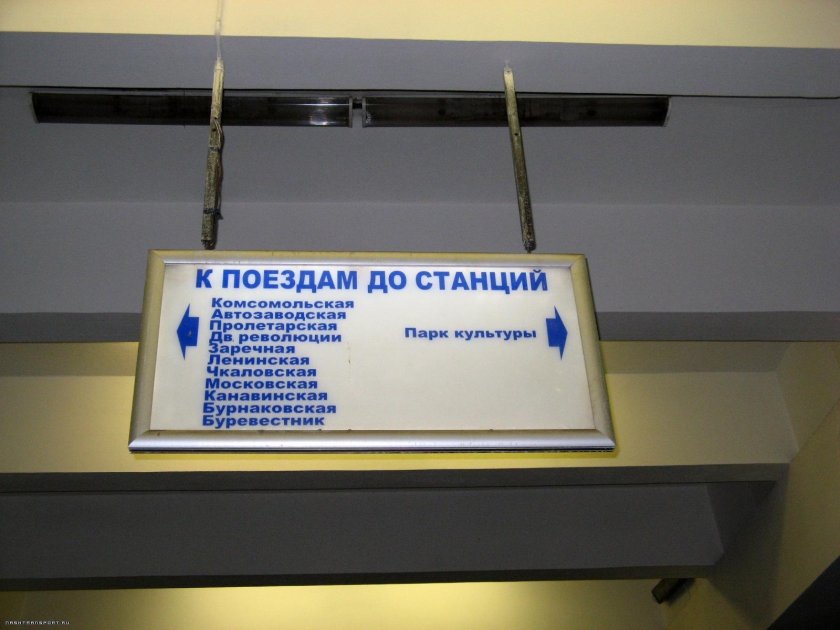 Указатель станции