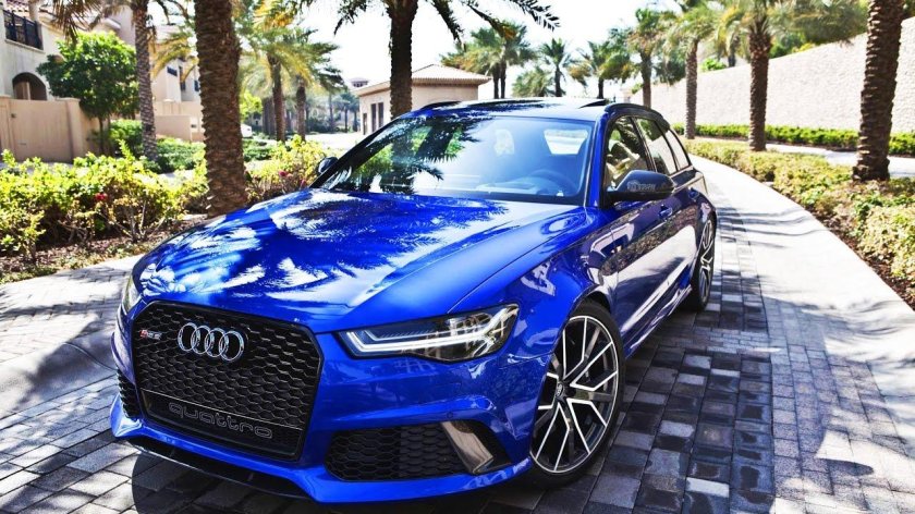 Audi rs6 Blue