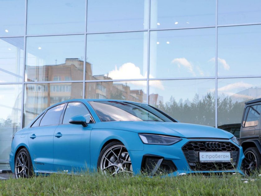 Ауди а4 2021 синяя