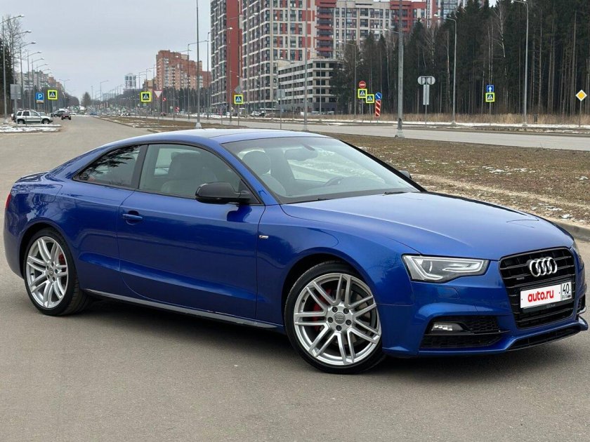 Ауди а 5 синяя