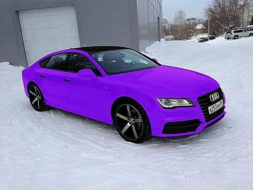 Ауди а6 фиолетовая