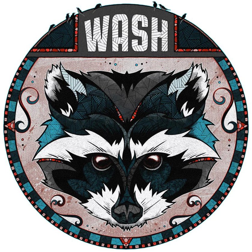 Енот эмблема