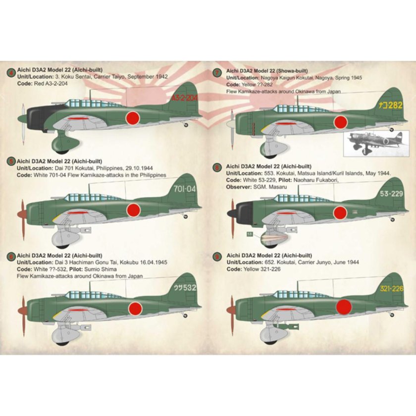 Aichi Type 99 d3a1 Val 1:72 Airfix