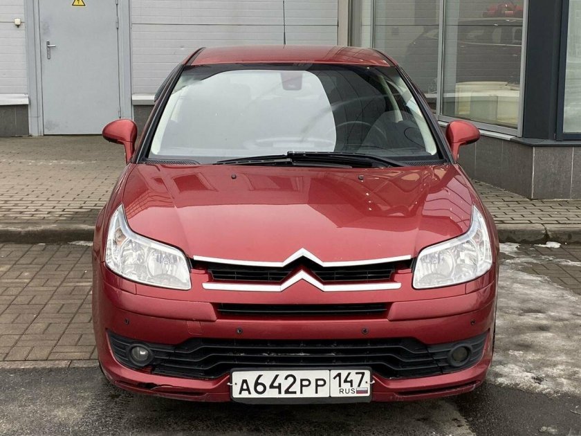 Ситроен ц4 красный