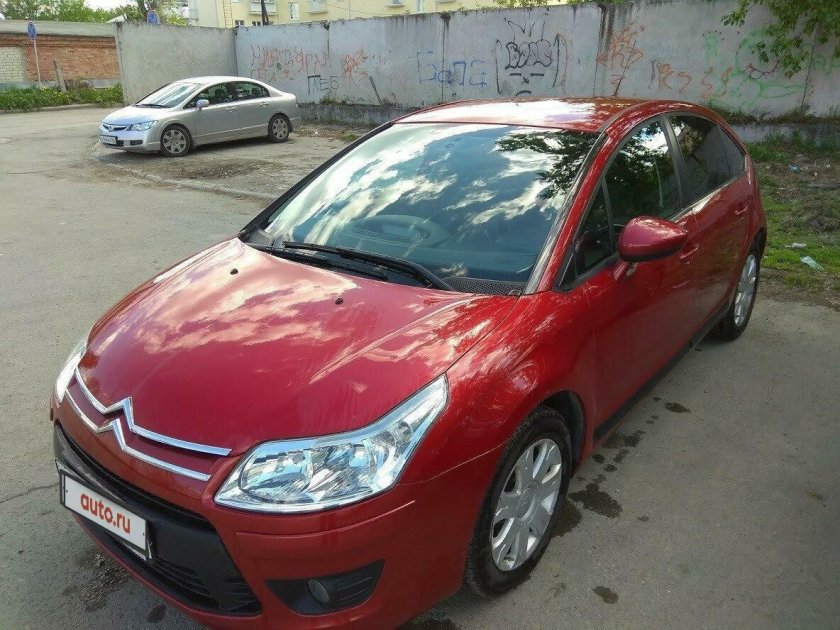 Ситроен красный хэтчбек