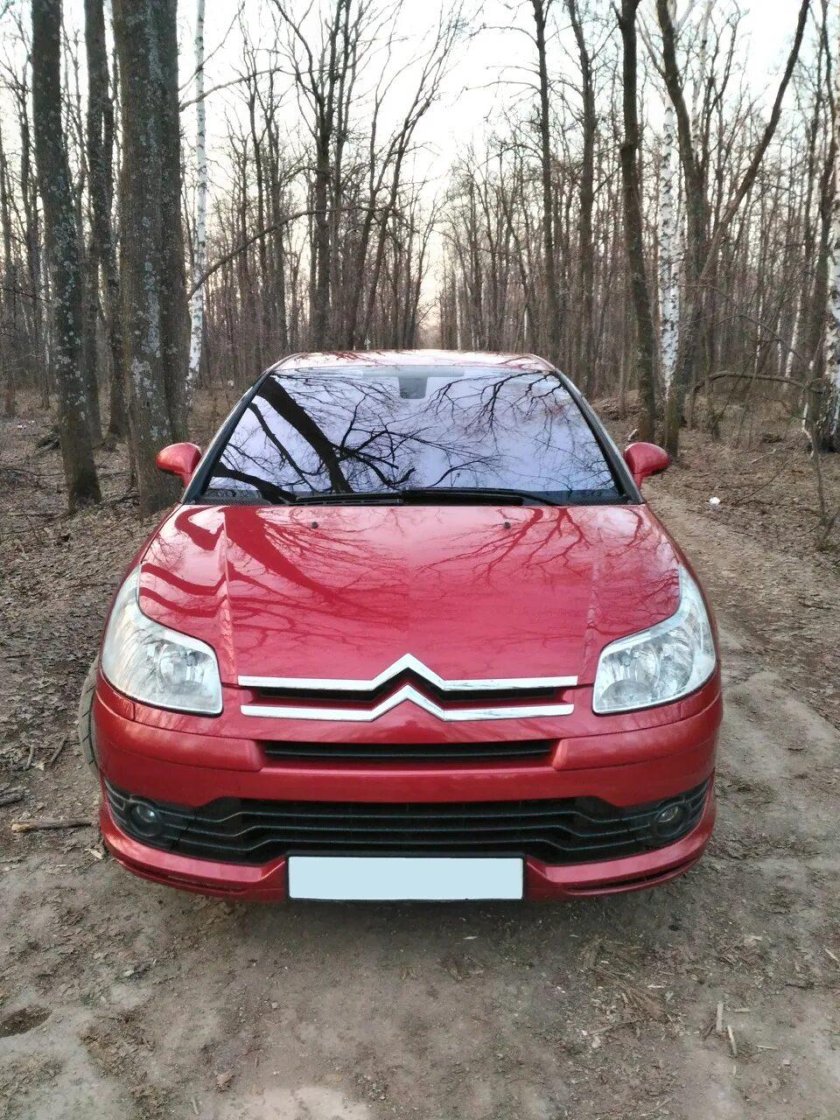 Ситроен ц4 красный