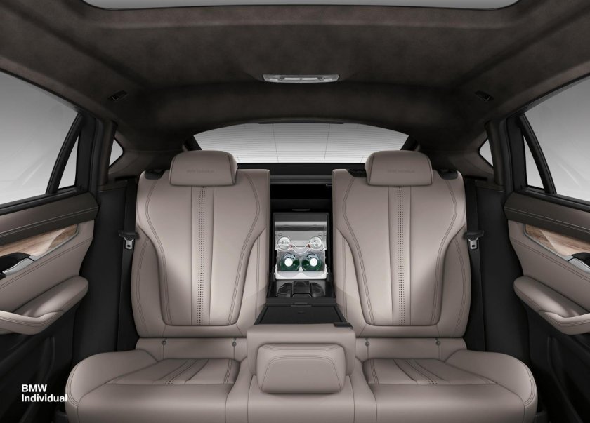 BMW x6 f16 салон