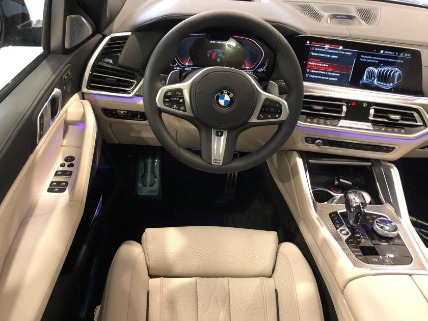 BMW x6 g06 салон