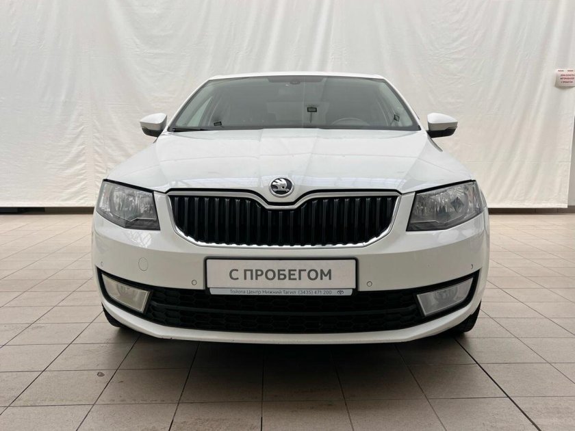 Белая шкода октавия