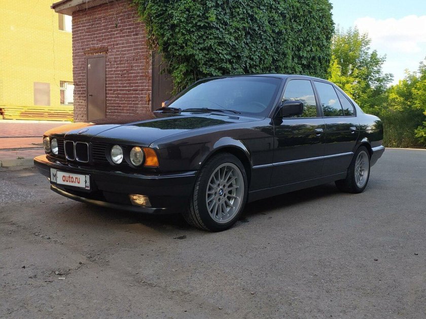 Bmw 525i e34 черная