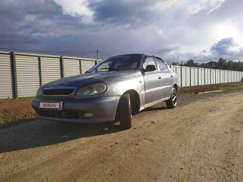 Шевроле Ланос серый цвет