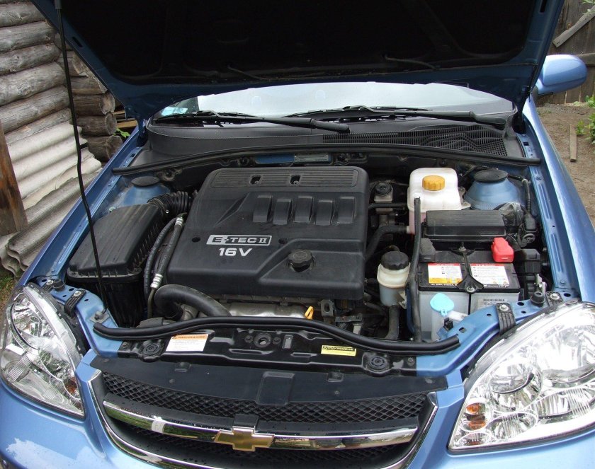 Подкапотное Лачетти 1.6