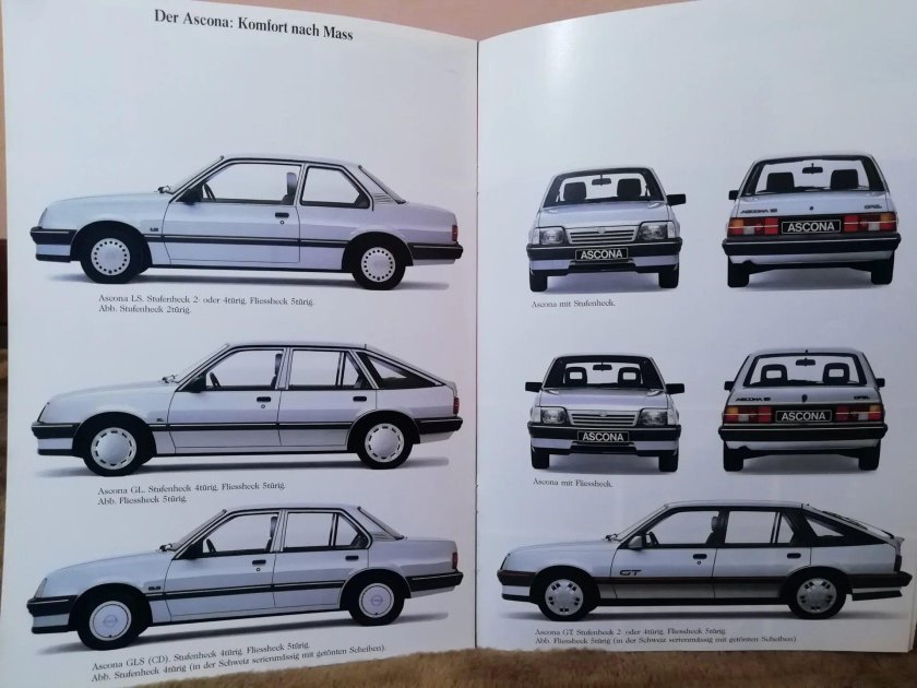 Опель Аскона 1986 хэтчбек