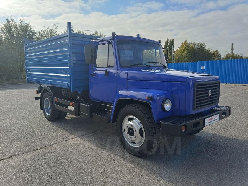 ГАЗ 3309 самосвал с прицепом