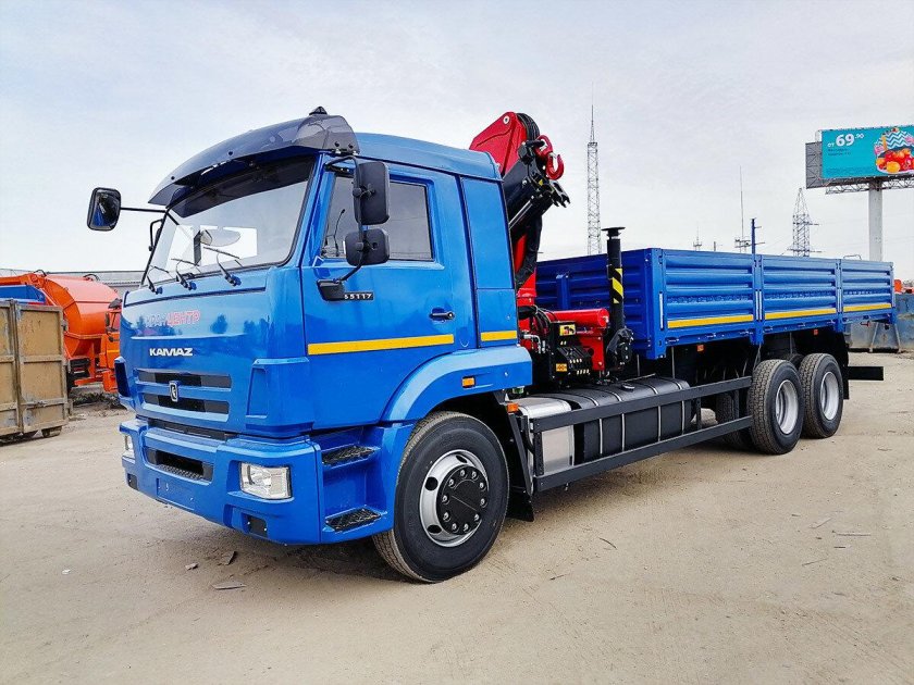 Камаз 65117 бортовой с кму
