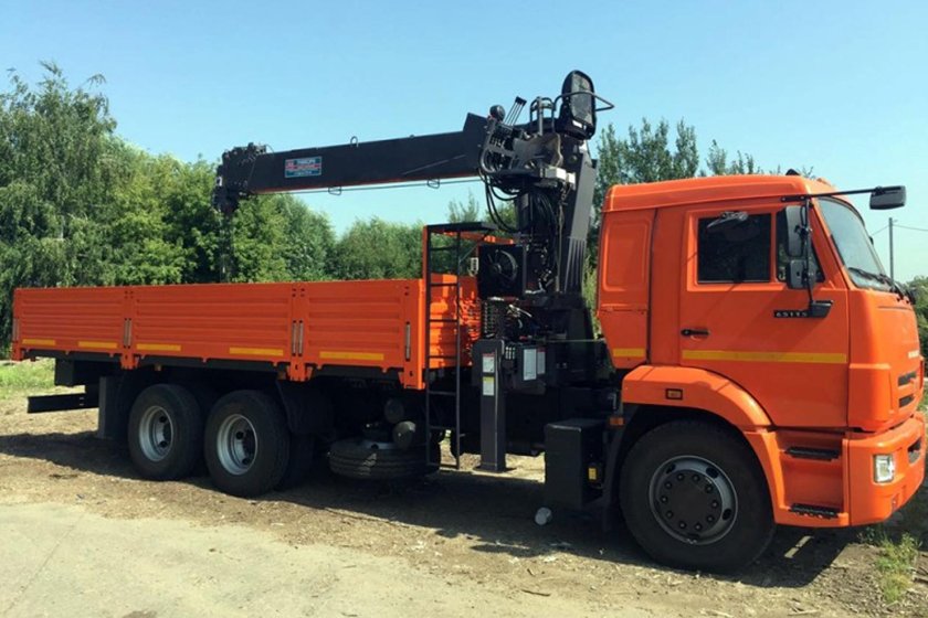 КАМАЗ 65117 С КМУ Horyong hrs-216