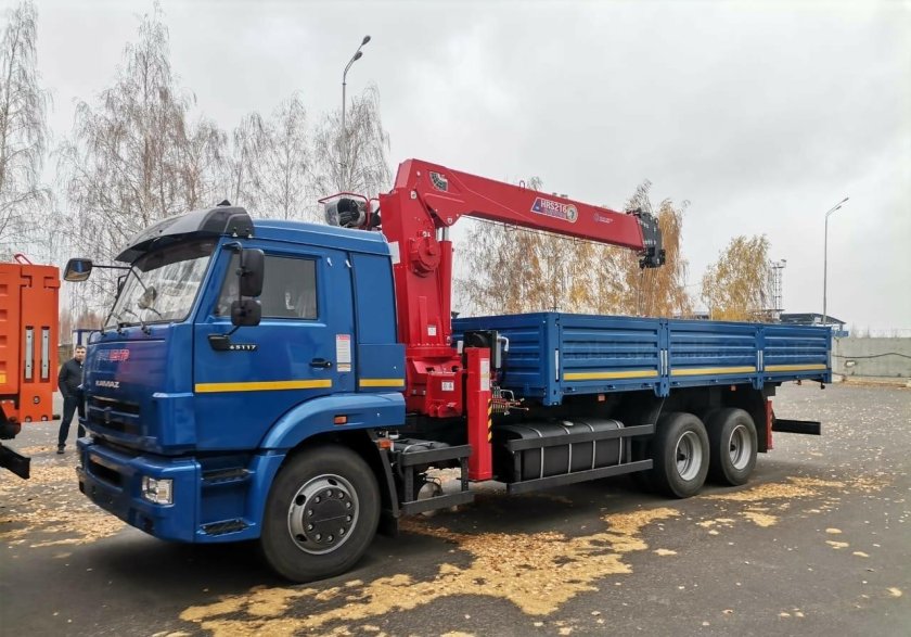 КАМАЗ 65117 С КМУ Horyong hrs-216