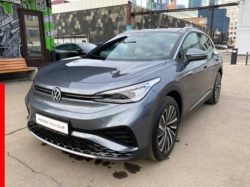 Фольксваген электромобиль серый