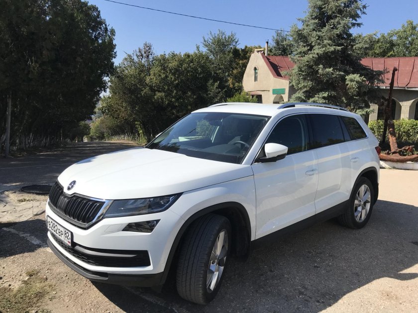 Skoda Kodiaq белый