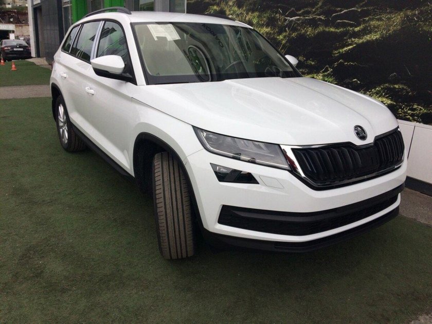 Skoda Kodiaq белый