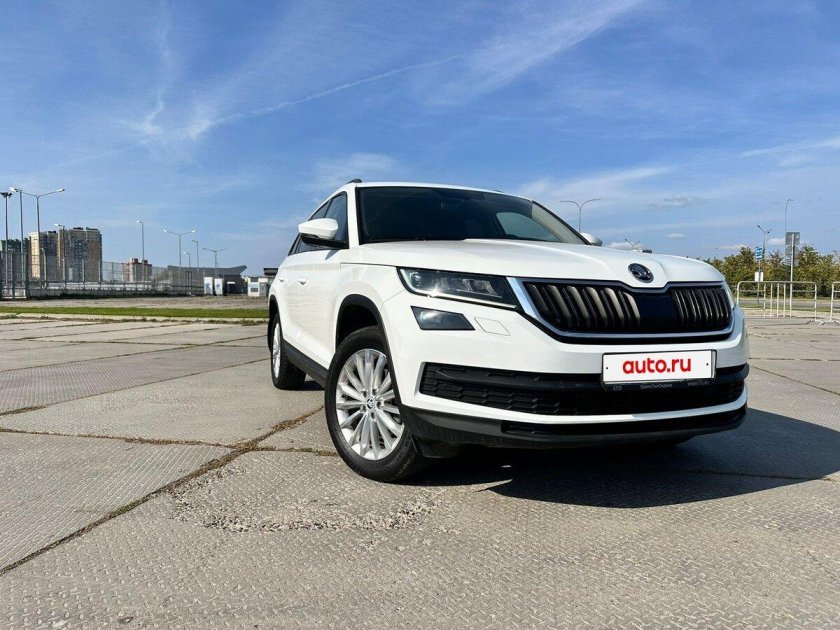 Skoda kodiaq белый