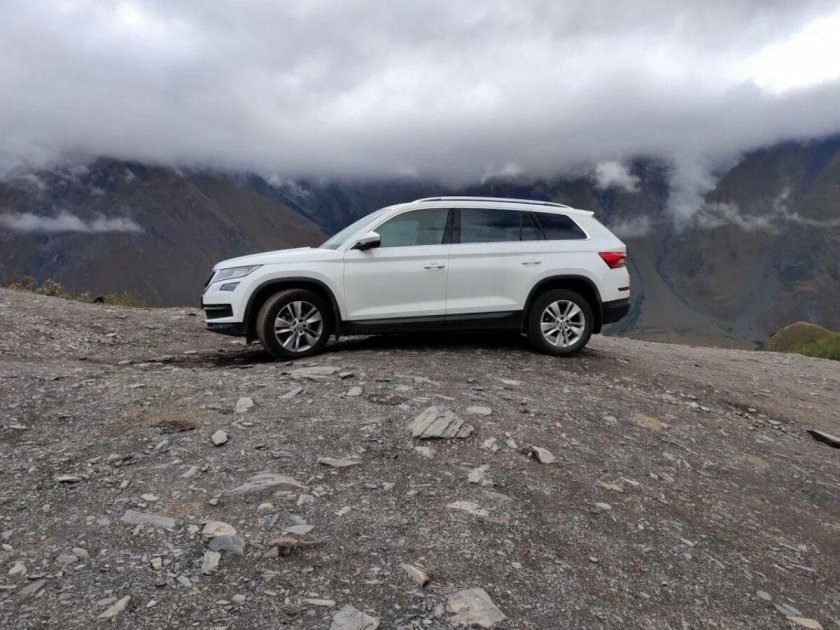 Шкода Кодиак белый