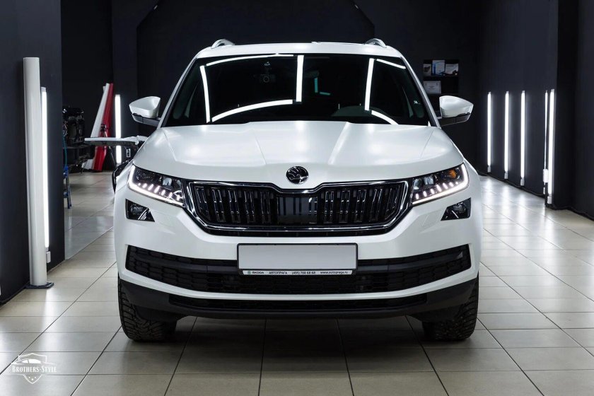 Skoda Kodiaq белый