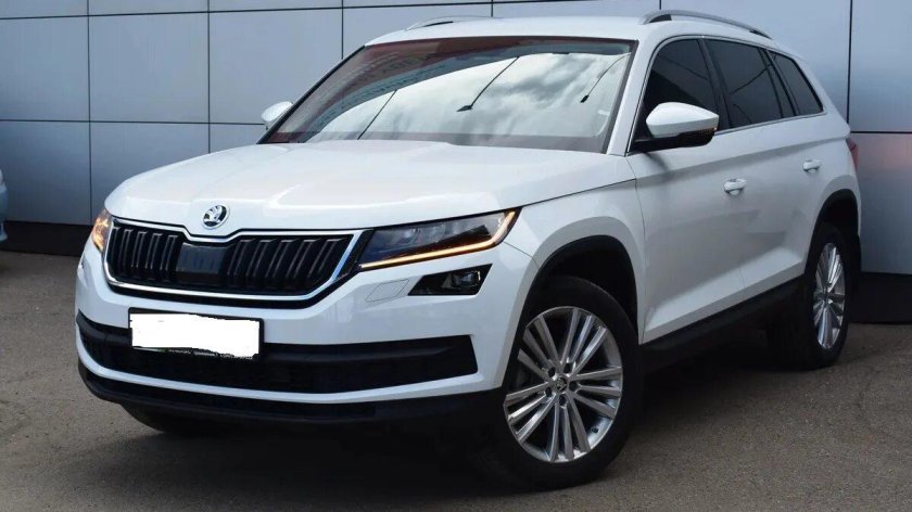 Шкода Кодиак белый
