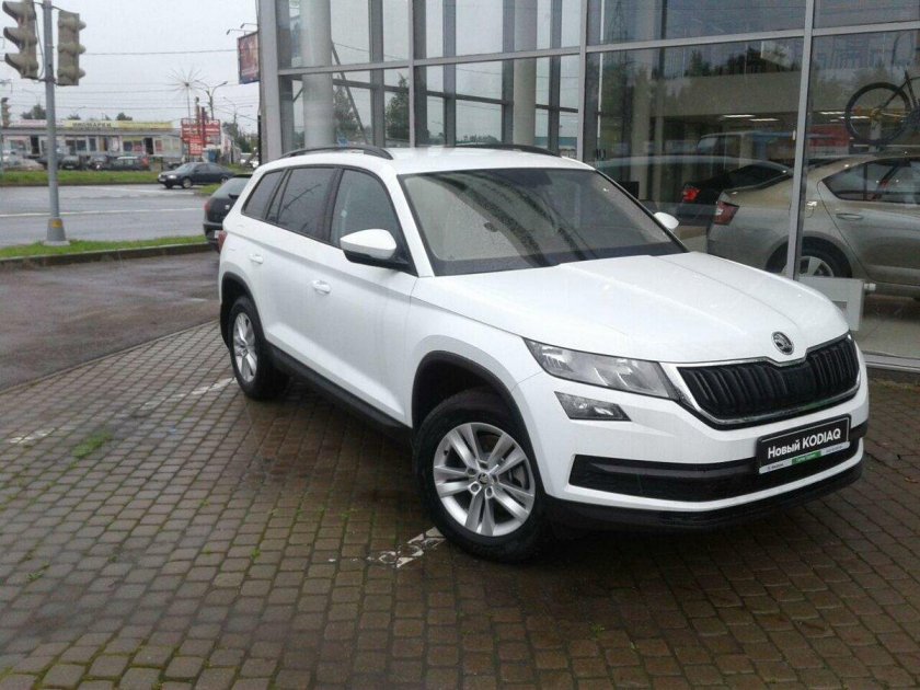 Skoda Kodiaq белый