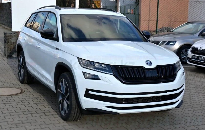 Skoda Kodiaq белый