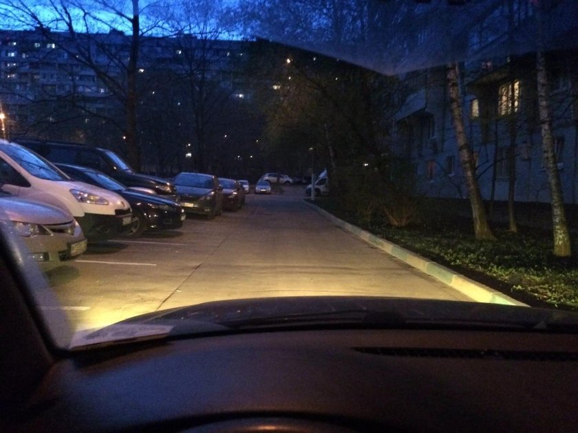 Вид из окна автомобиля