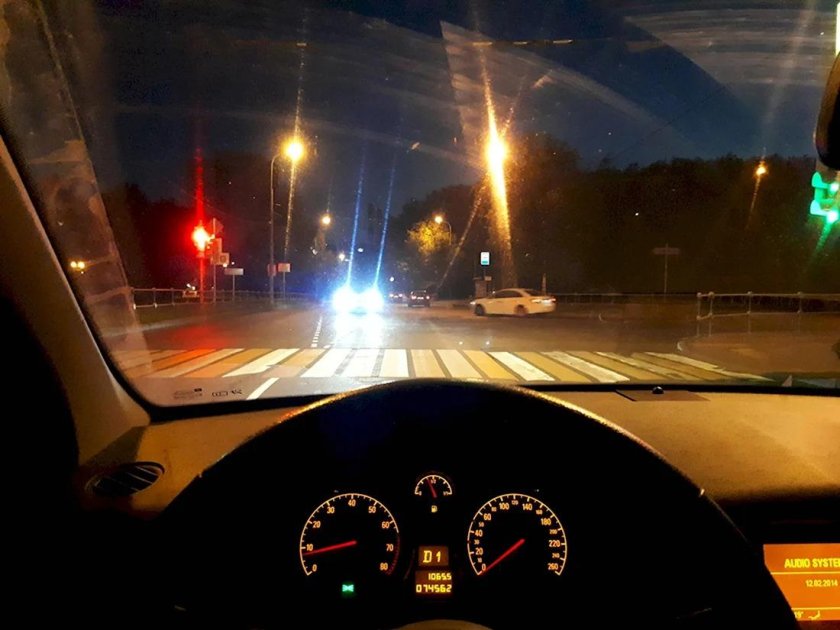 Опель Астра за рулем