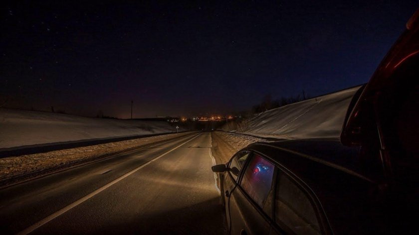 Трасса ночью