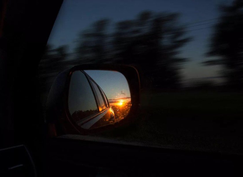 Окно машины