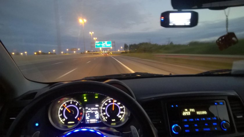 Ночная езда Вольво s60