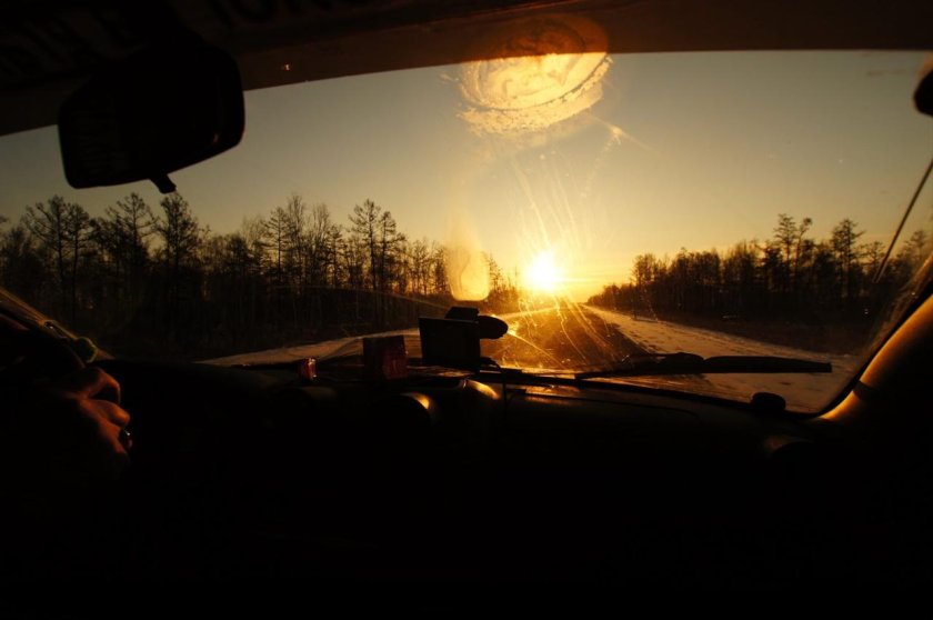 Вид из машины