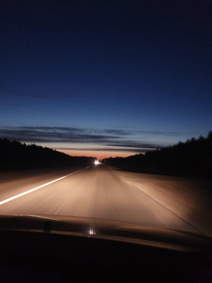 Дорога ночью