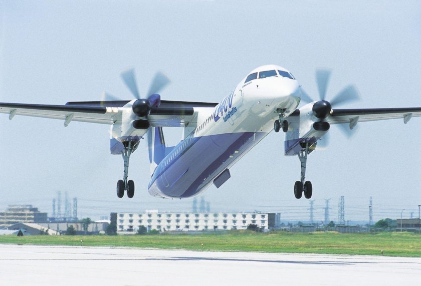 Bombardier q400 шасси