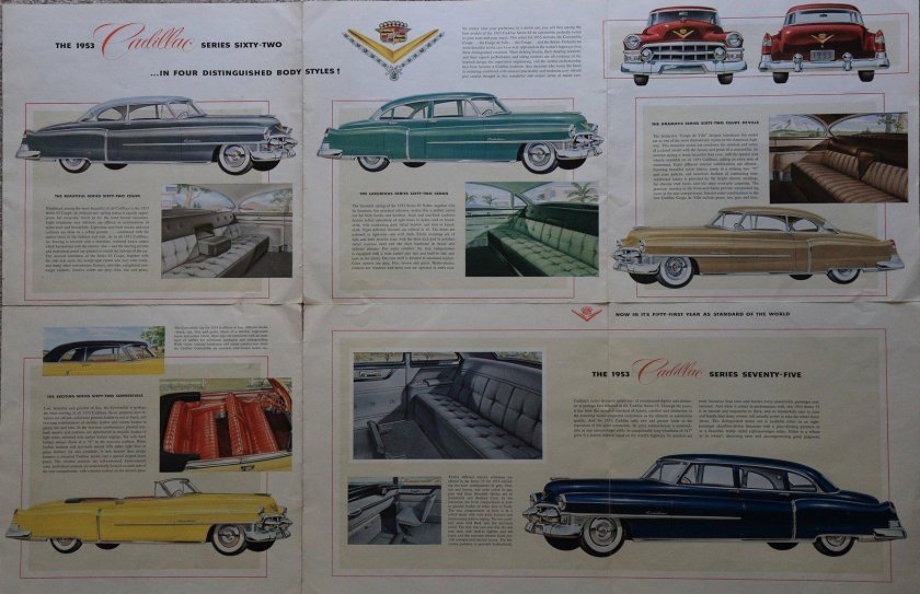 Кадиллак Sixty two sedan чертёж