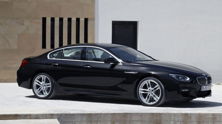 BMW m6 Gran Coupe Black