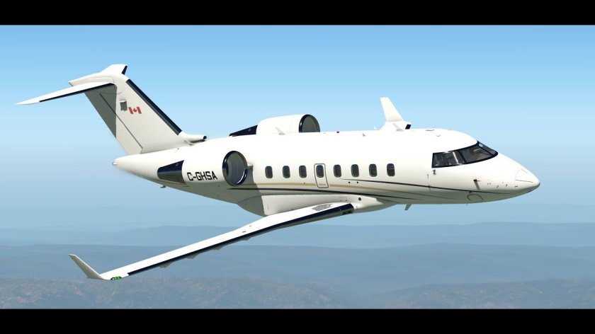 Самолет Bombardier Challenger 650