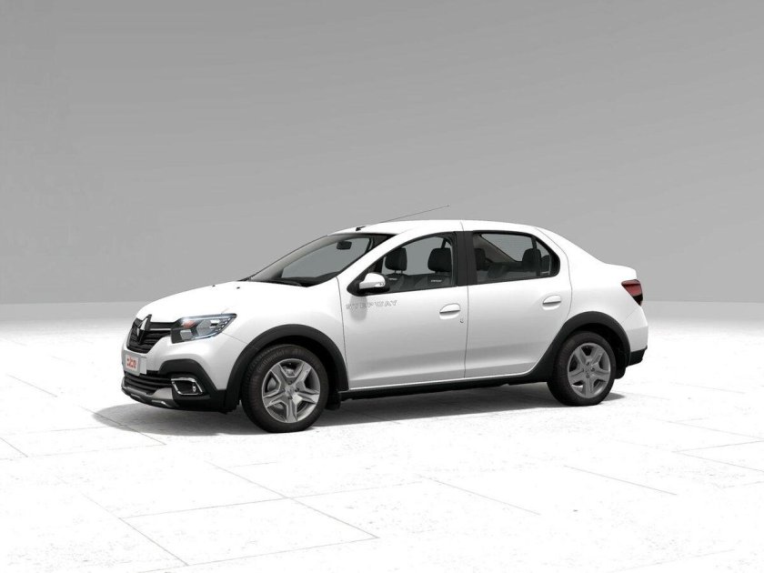 Рено Логан степвей белый