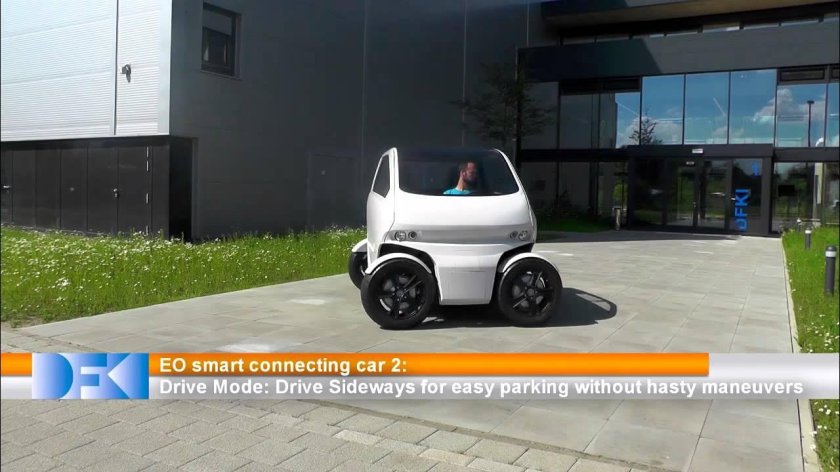 Машина которая ездит боком